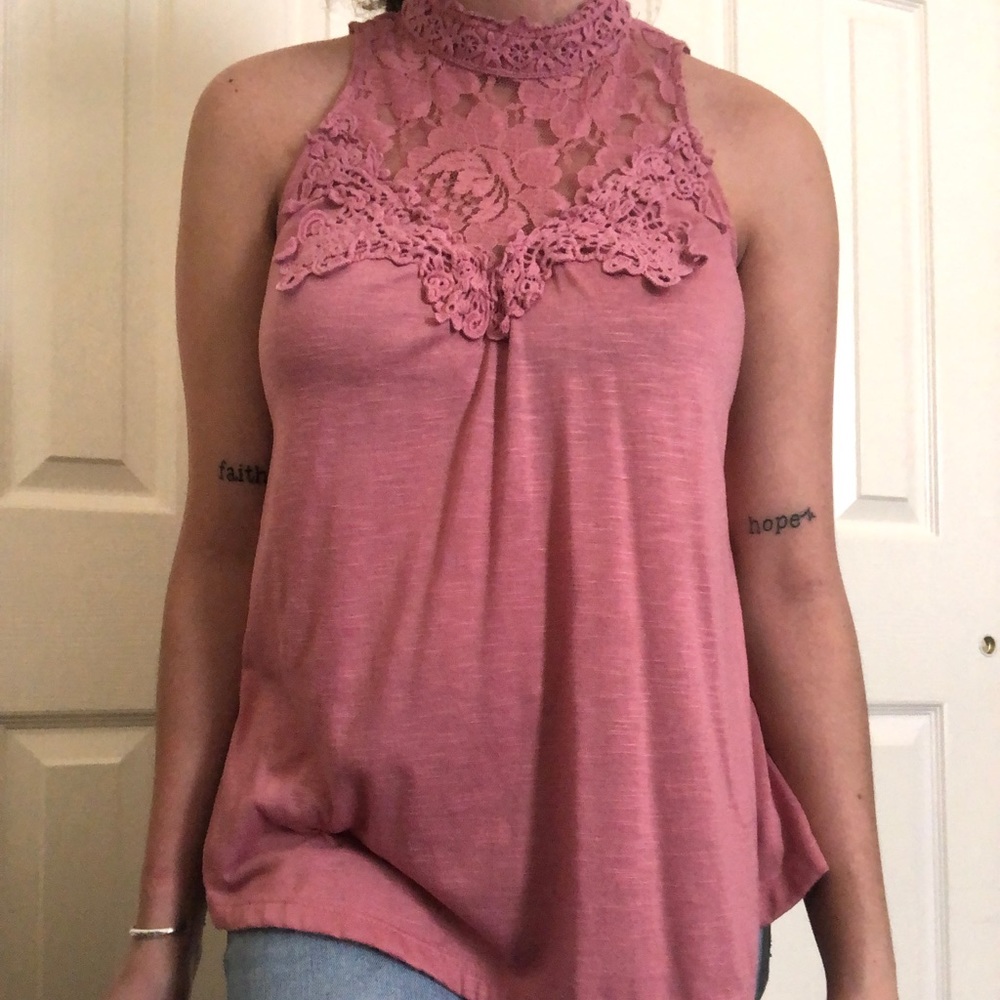 Pink Halter Top